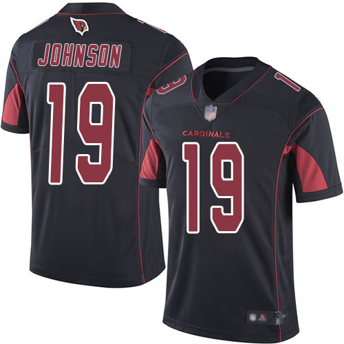 Arizona Cardinals Limited Black Men KeeSean Johnson Jersey NFL Football #19 Rush Vapor Untouchable